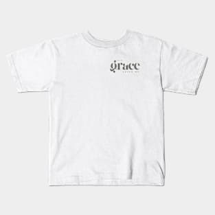 His Grace Saved Me - Christian Apparel Kids T-Shirt